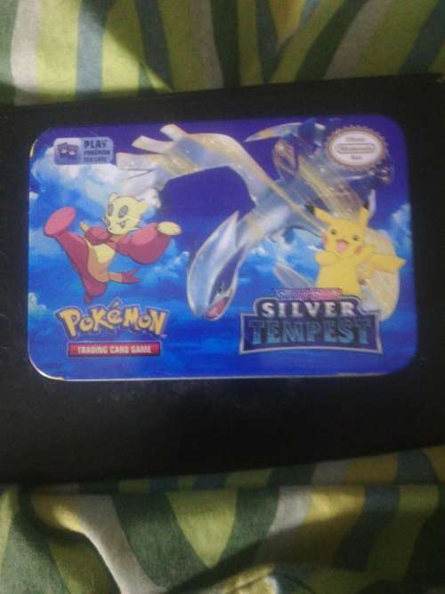 Pokemon tin box empty