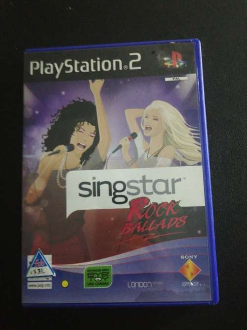 Playstion2 sing star rockballads