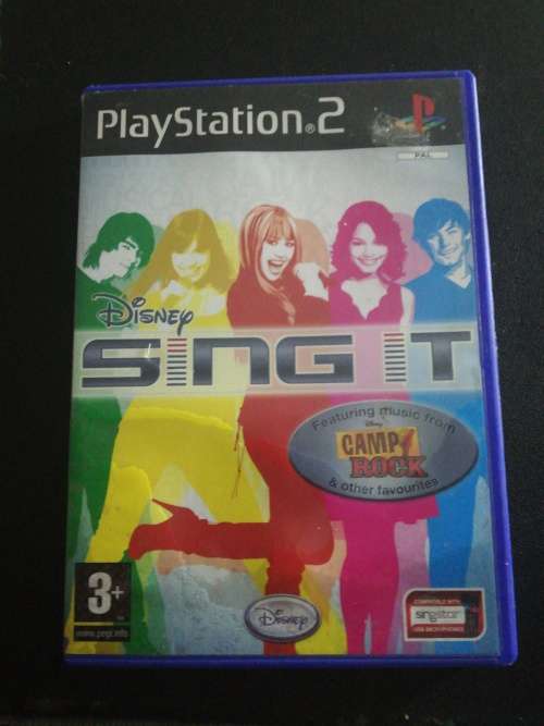 Disney Sing It, Music Party Game PS2 Video Game PlayStation 2 Compete w/ Manual