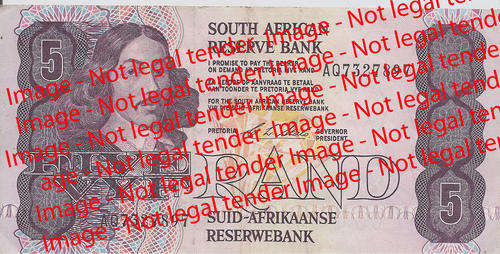 5 Rand Bank note