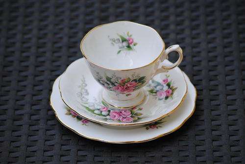 Royal Albert Lily of the Valley Tea Trio
