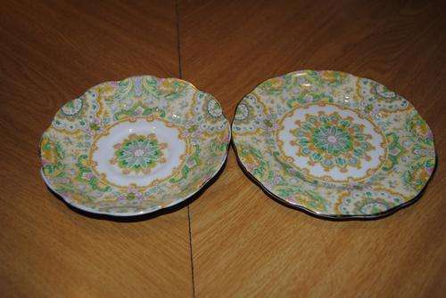 Royal Albert Paisley Shawl saucer and side plate