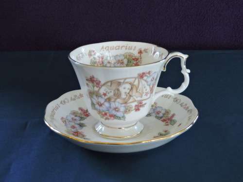 Royal Albert Zodiac series tea duo