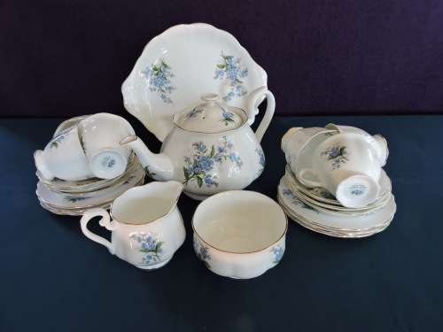 Royal Albert  Forget-me-not tea set