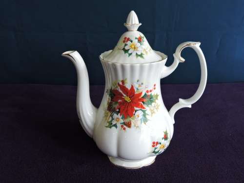 Royal Albert Poinsettia Coffee pot