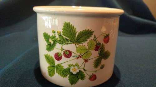 Portmeirion porcelain jam-jar