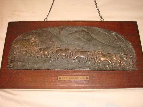OP DIE PAD VAN SUID AFRIKA - Voortrekker Plaque