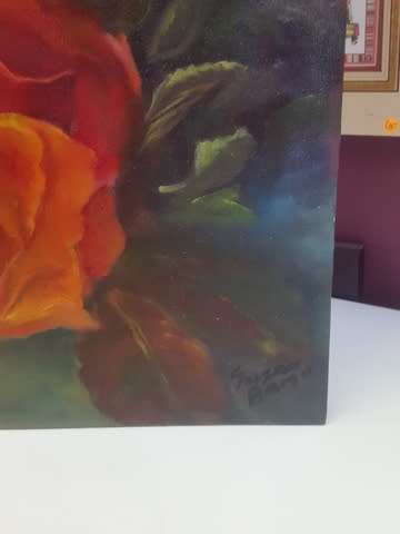 ROSES IN GARDEN BY SUSAN BAM