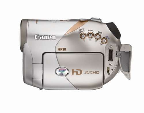 Canon HR10 AVCHD 3.1MP High Definition DVD Camcorder with 10x Optical Image Stabilized Zoom