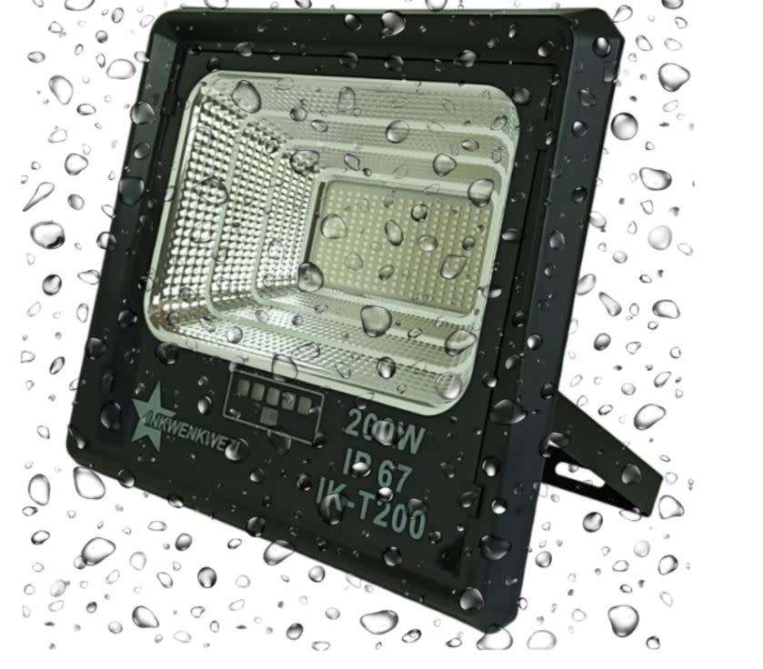 200W IK-T200 Rechargeable IP67 Solar Flood