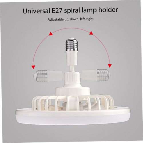 Small ceiling fan with remote control enclosed ceiling fan E27 LED smart living room fan ligh