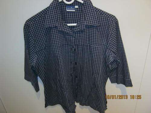 6x Navy and white ladies shirts