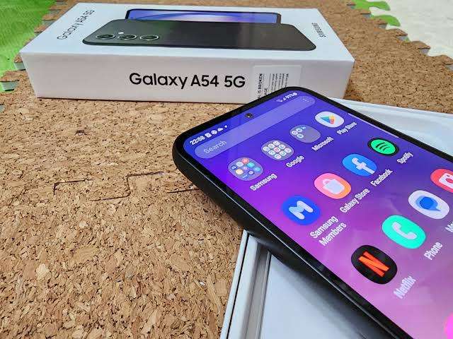 New Samsung A54 with Back Cover & Adaptor!!