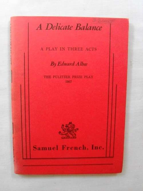 A Delicate Balance, Edward Albee [BARGAIN PRICE, REDUCED TO CLEAR]