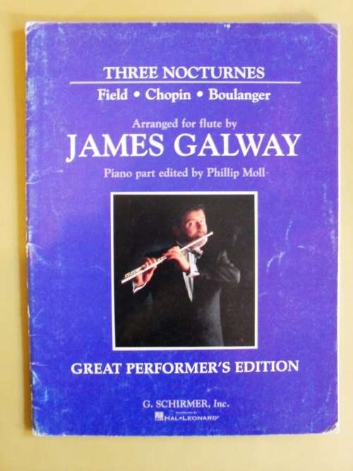 Three Nocturnes by Field, Chopin and Boulanger - arranged for flute by James Galway
