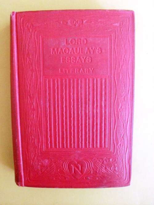 Macauley's Literary Essays [NO RESERVE, REDUCED TO CLEAR]