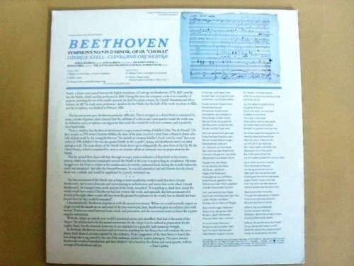 Beethoven - Symphony No. 9, Szell/Cleveland Orchestra