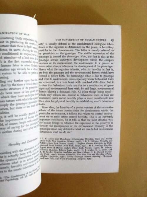 The Humanization of Man, Ashley Montagu [BARGAIN PRICE, REDUCED TO CLEAR]