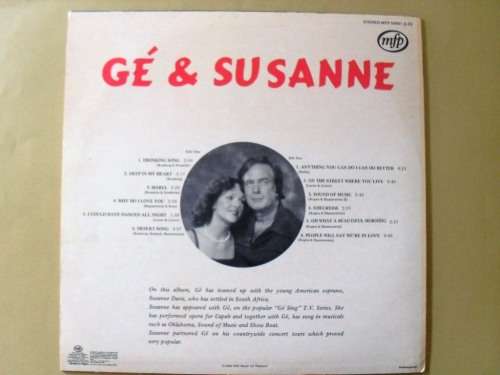 From The Great Musicals, Gé and Susanne
