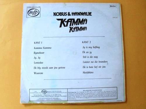 Kamma Kamma, Kobus en Hannalie