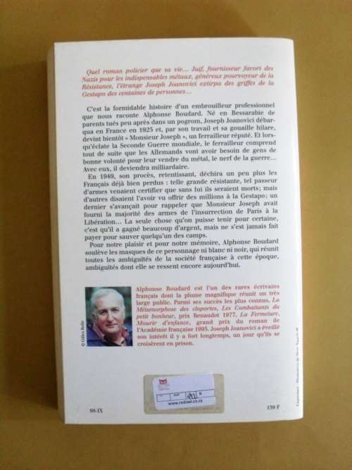 L'étrange Monsieur Joseph, Alphonse Boudard