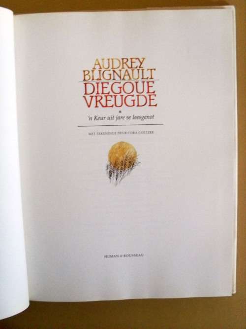 Die Goue Vreugde, Audrey Blignault