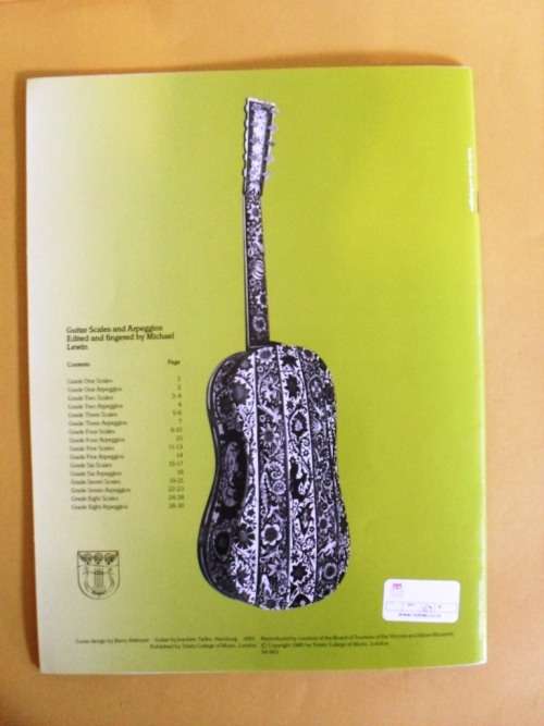 Guitar Scales and Arpeggios, edited and fingered by Michael Lewin