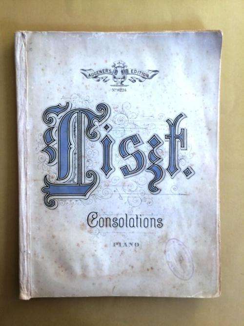 Consolations, Franz Liszt [for piano]