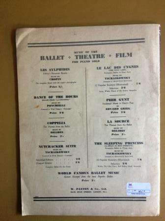 Handel's Water Music, arranged for piano solo by Granville Bantock