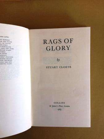 Rags of Glory, Stuart Cloete
