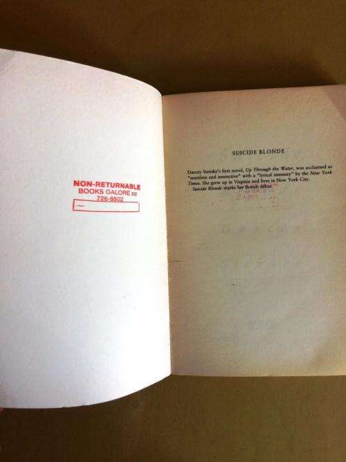 Suicide Blonde, Darcey Steinke