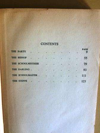 Tales from Tchehov, translated by Constance Garnett