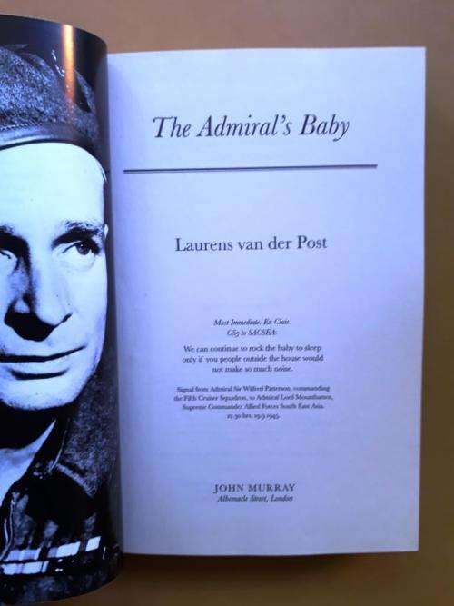 The Admiral's Baby, Laurens van der Post