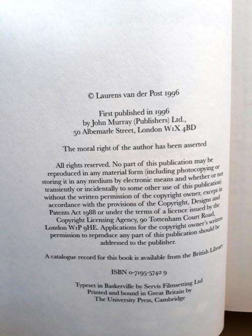 The Admiral's Baby, Laurens van der Post