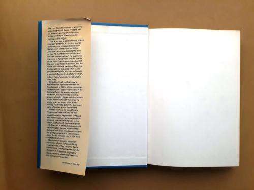 The Last White Parliament, Frederik van Zyl Slabbert