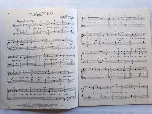 Songs from "Mary Poppins" arr. for easy piano, Sherman/Sherman