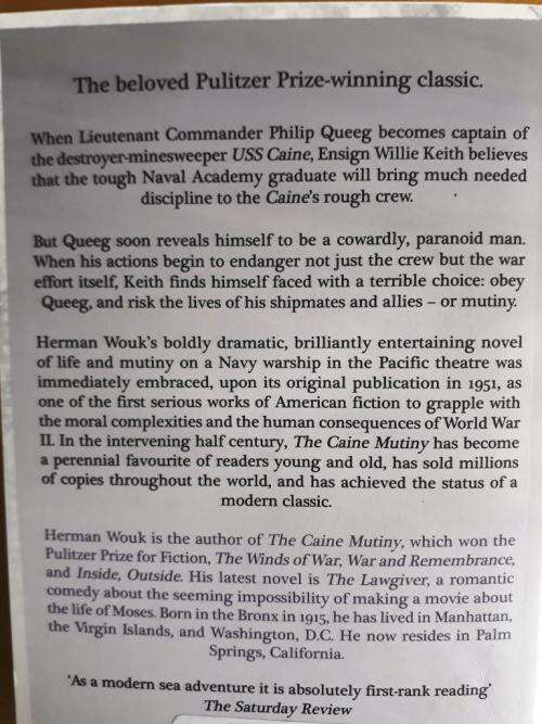 The Caine Mutiny, Herman Wouk