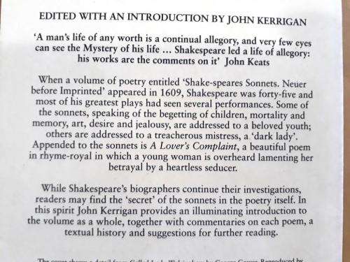 The Sonnets & A Lover's Complaint, William Shakespeare