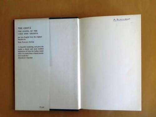 The Geeta - The Gospel of the Lord Shri Krishna, translated by Shri Purohit Swami