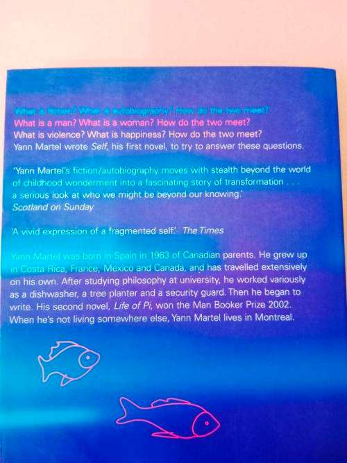 Self, Yann Martel