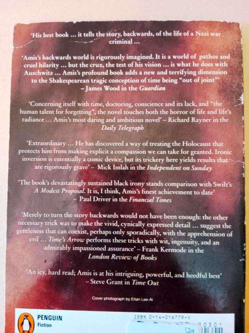Time`s Arrow, Martin Amis