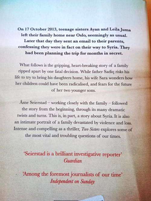 Two Sisters, Åsne Seierstad