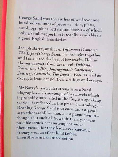 In Her Own Words, George Sand