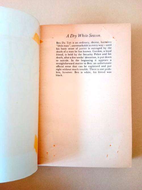 A Dry White Season, André Brink