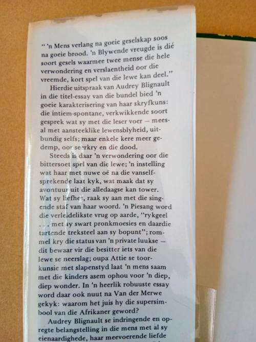 Pas Op Vir Jantatarat, Audrey Blignault