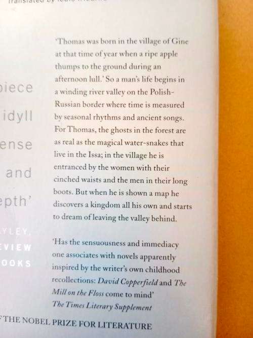 The Issa Valley, Czeslaw Milosz