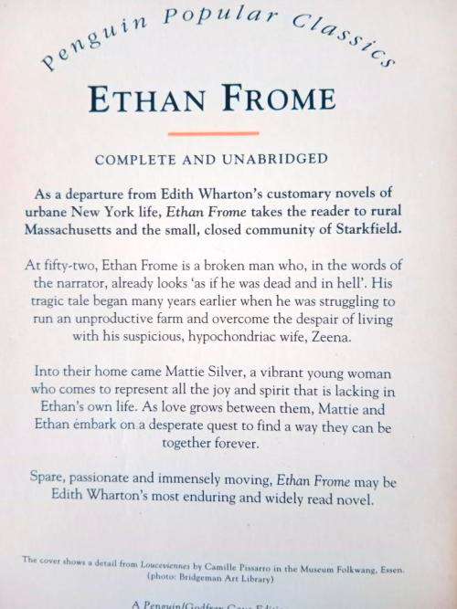 Ethan Frome, Edith Wharton