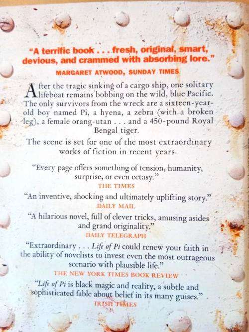 Life of Pi, Yann Martel