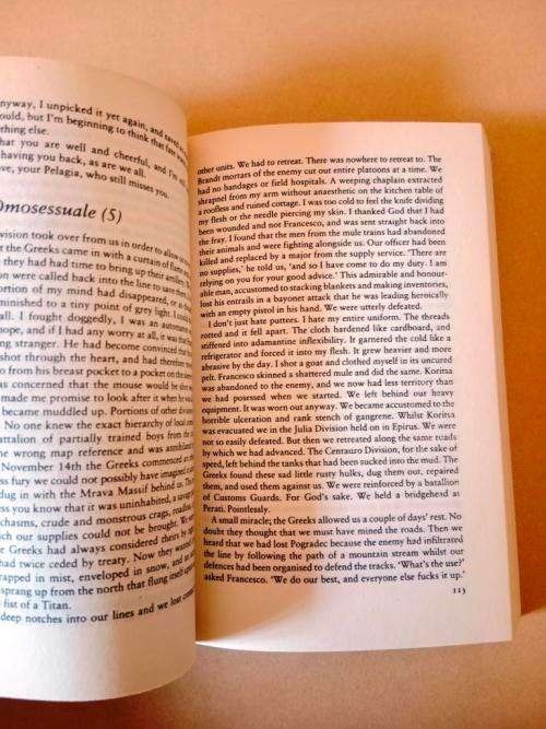 Captain Corelli`s Mandolin, Louis de Bernières