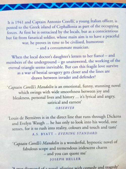 Captain Corelli`s Mandolin, Louis de Bernières